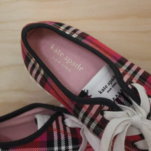 Kate Spade New York Vale Plaid Sneakers - Picture 12 of 12
